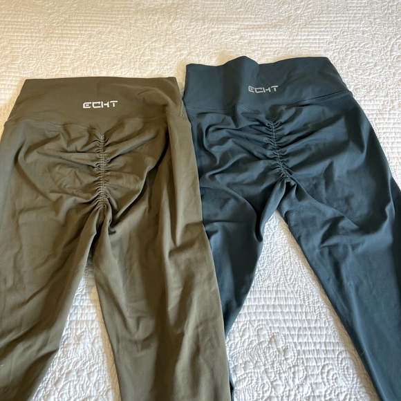 Echt Scrunch Leggings | PAIR | 7/8 Length - Picture 1 of 4